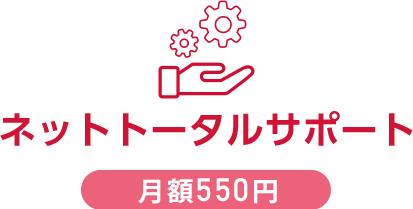 ネットトータルサポート 月額550円